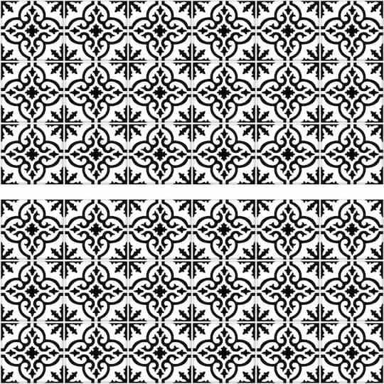 RoomMates Ornate Tile Backsplash Peel & Stick Giant Wall Decals